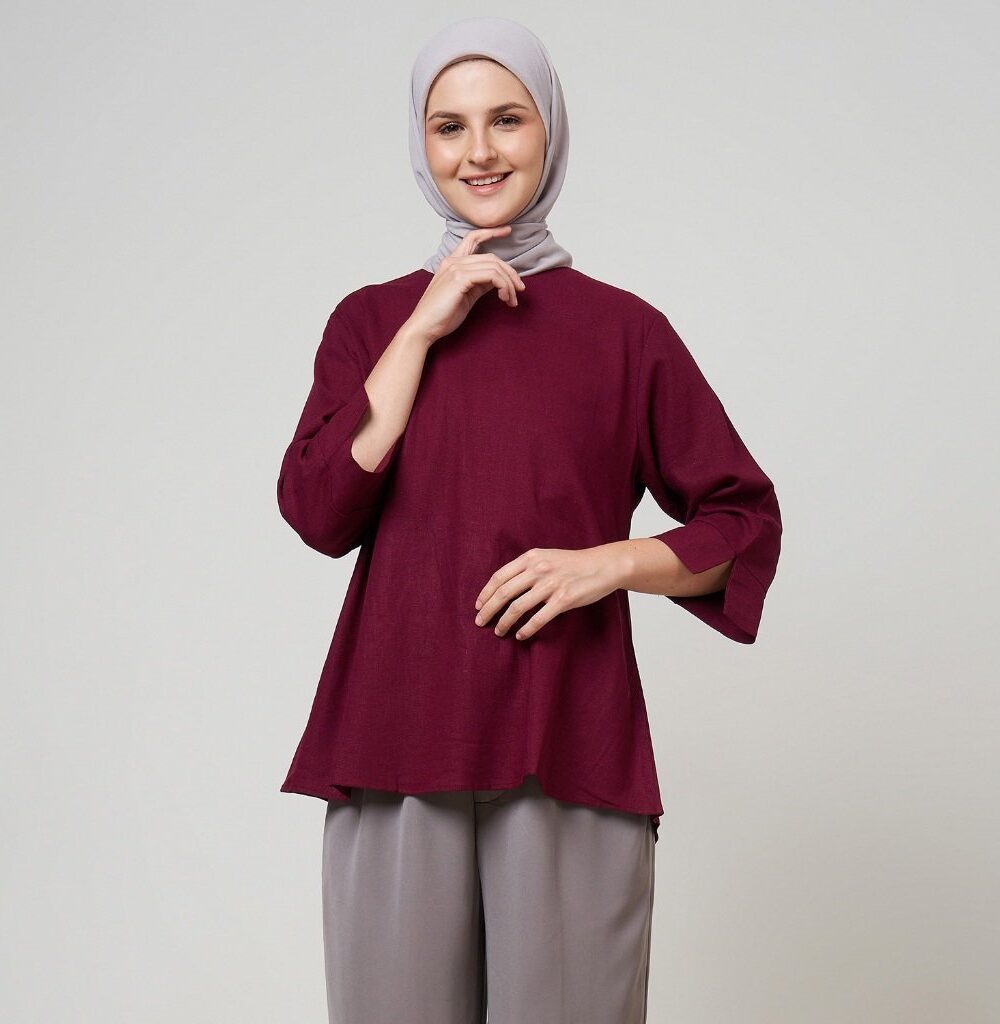 Dhoby Ghout - Kemeja Wanita Blouse Wanita Izzie Series - Rexanne