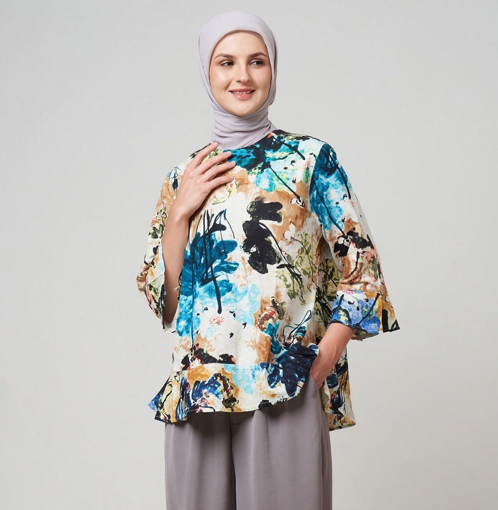 Dhoby Ghout - Kemeja Wanita Blouse Wanita Izzie Series - Mega