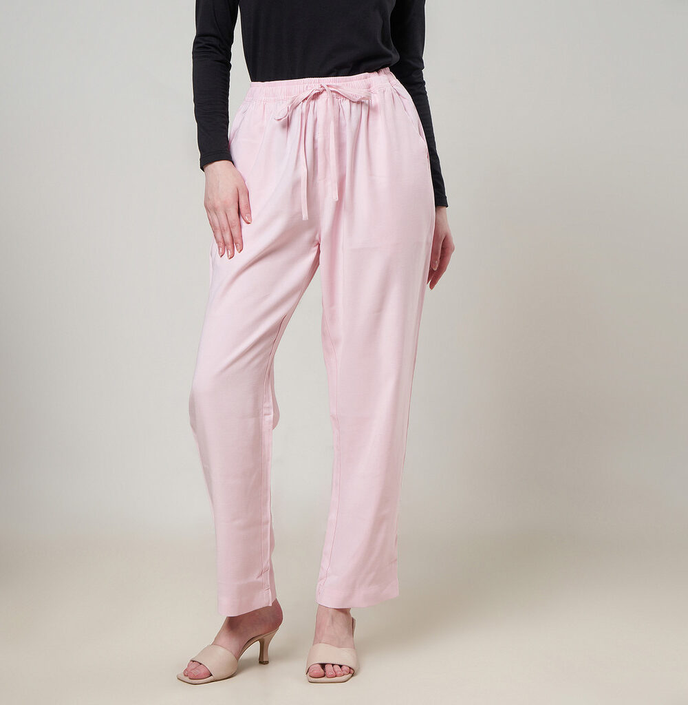 Dhoby Ghout Celana Panjang Wanita Avani Unisex Santai  Polyno Silk Polos - Mimah